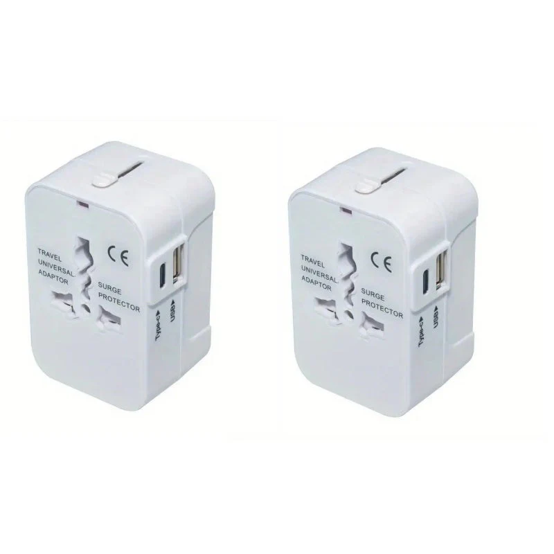 Universal Travel Adapter with Dual USB Ports - Image 16
