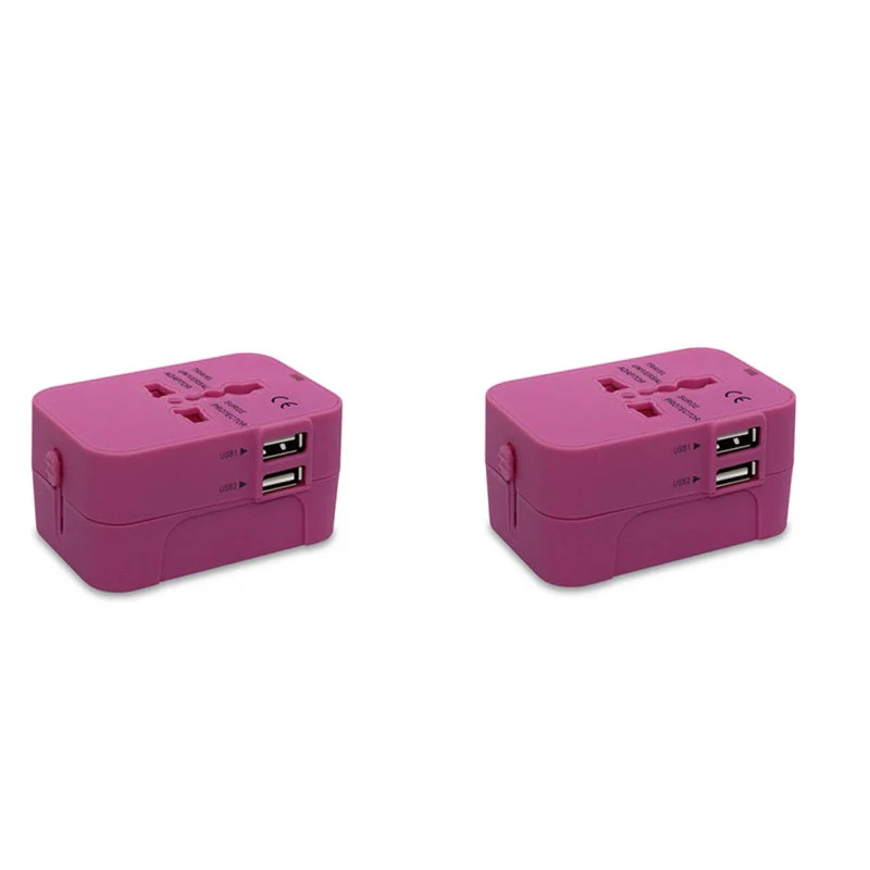 Universal Travel Adapter with Dual USB Ports - Image 23