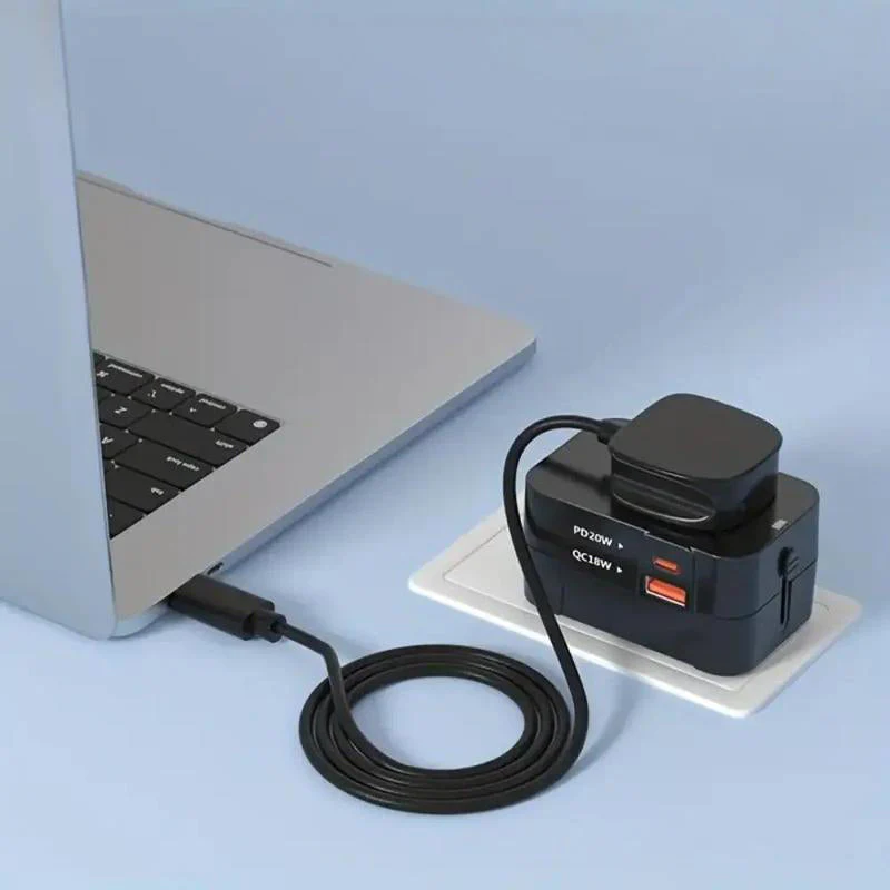 Universal Travel Adapter with Dual USB Ports - Image 3