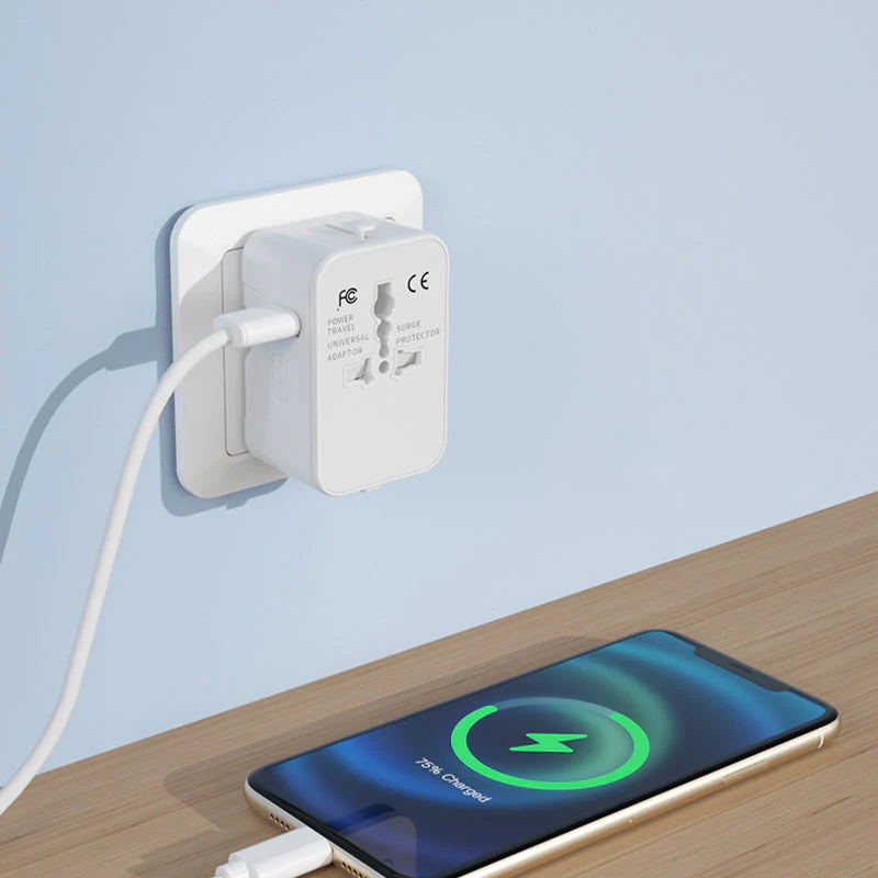 Universal Travel Adapter with Dual USB Ports - Image 7