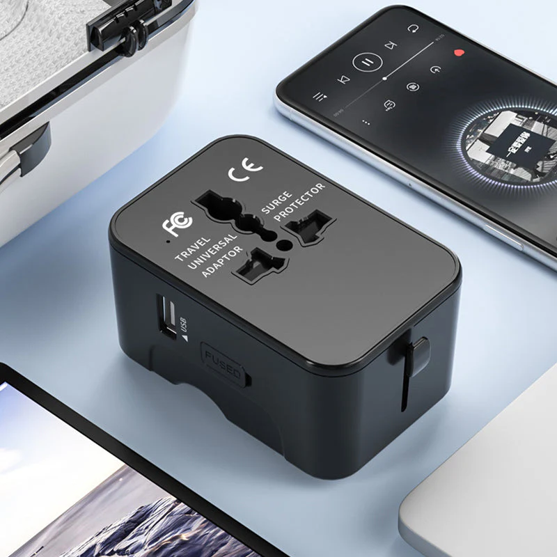 Universal Travel Adapter with Dual USB Ports - Image 9
