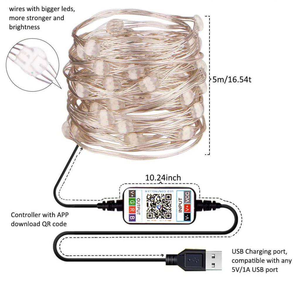 Upgraded Christmas LED String Lights - Image 2