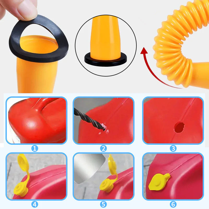 Upgraded Replacement Gas Can Spout With Flexible Nozzle - Image 10