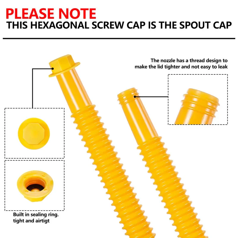 Upgraded Replacement Gas Can Spout With Flexible Nozzle - Image 6