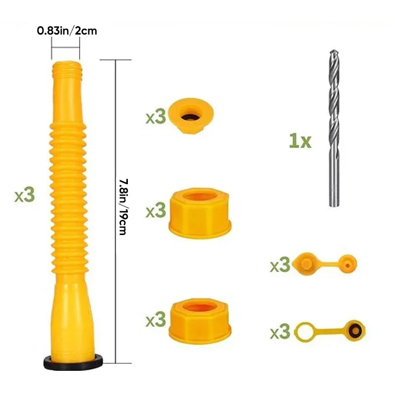 Upgraded Replacement Gas Can Spout With Flexible Nozzle - Image 9