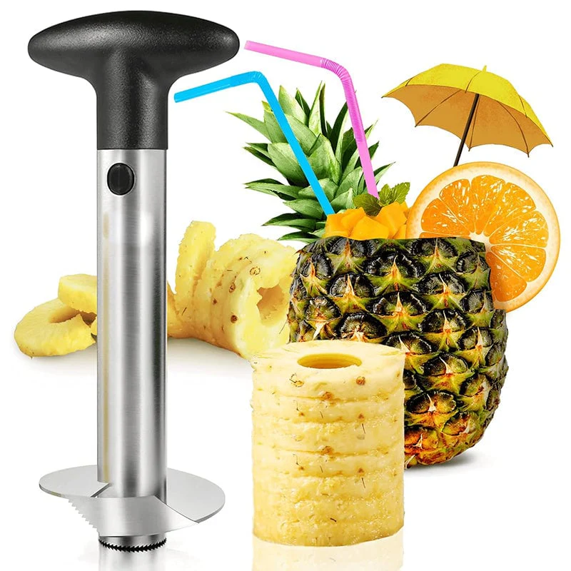 Upgraded Stainless Steel Pineapple Corer – Reinforced Thick Blade Core Remover for Easy Fruit Rings - Image 3