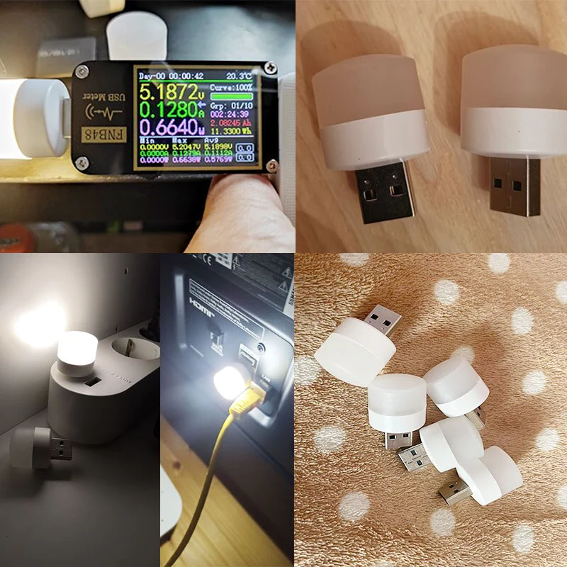 USB LED Eye Protection Small Night Light - Image 6