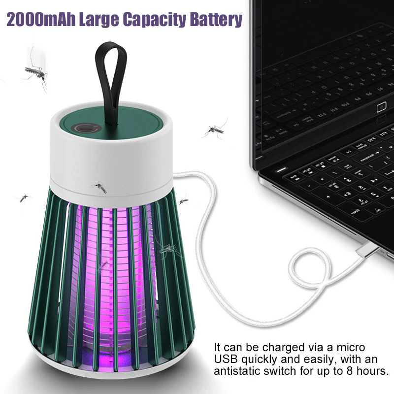 USB Rechargeable Mosquito and Fly Trap Lamp - Image 4