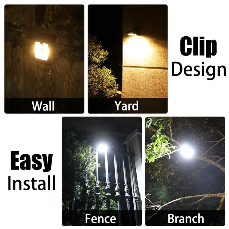 USB & Solar Powered Motion Sensor Clip Lights - Image 3