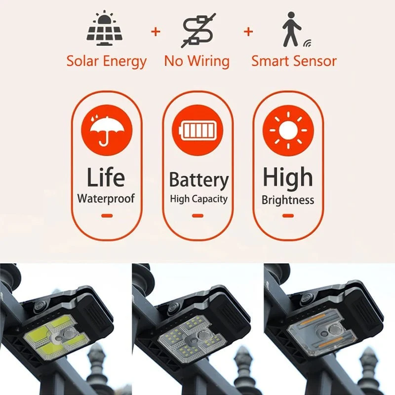USB & Solar Powered Motion Sensor Clip Lights - Image 4