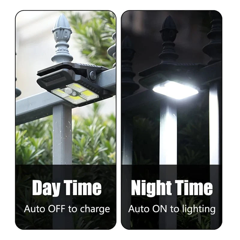 USB & Solar Powered Motion Sensor Clip Lights - Image 7