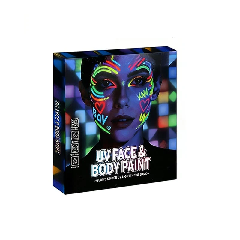 UV Neon Face Paint Markers 12 Colors - Image 11