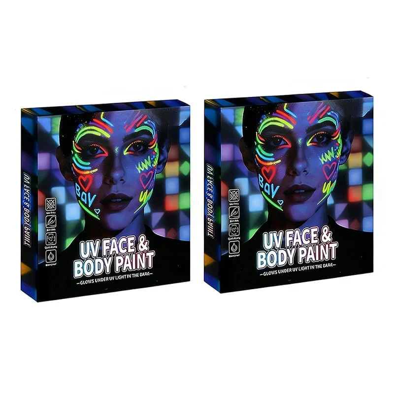 UV Neon Face Paint Markers 12 Colors - Image 13