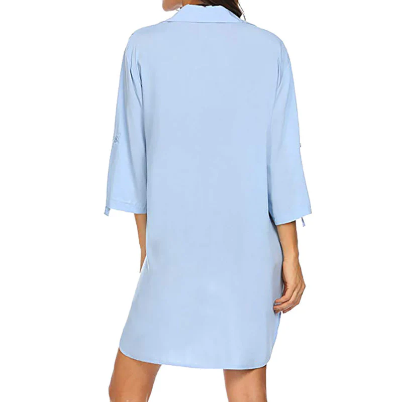 V-neck Beach Swimwear Blouse - Image 6