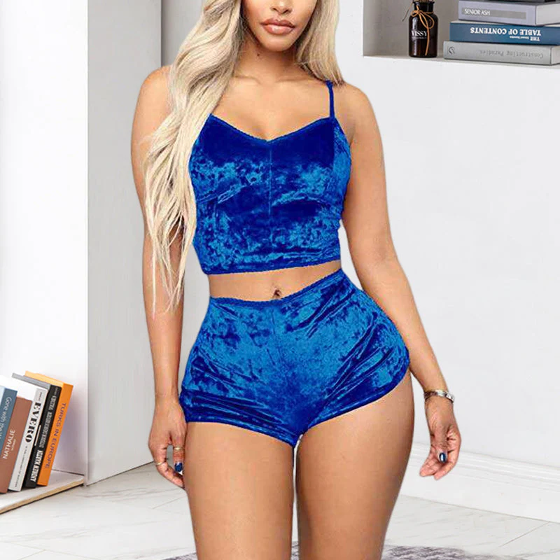 Velvet Sexy Two-Piece Suit - Image 14