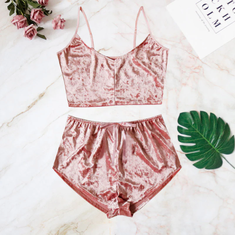 Velvet Sexy Two-Piece Suit - Image 3