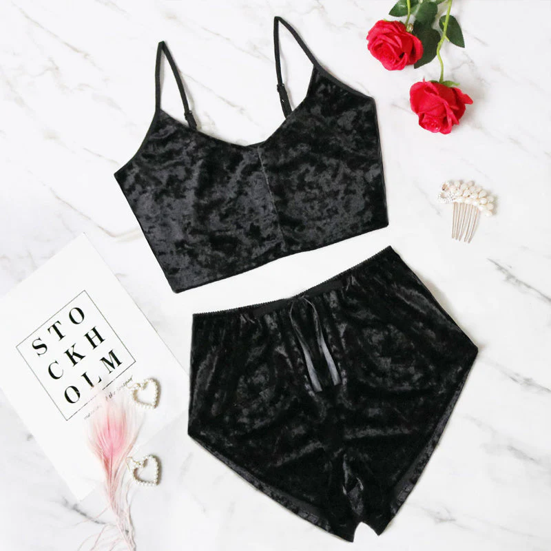 Velvet Sexy Two-Piece Suit - Image 6