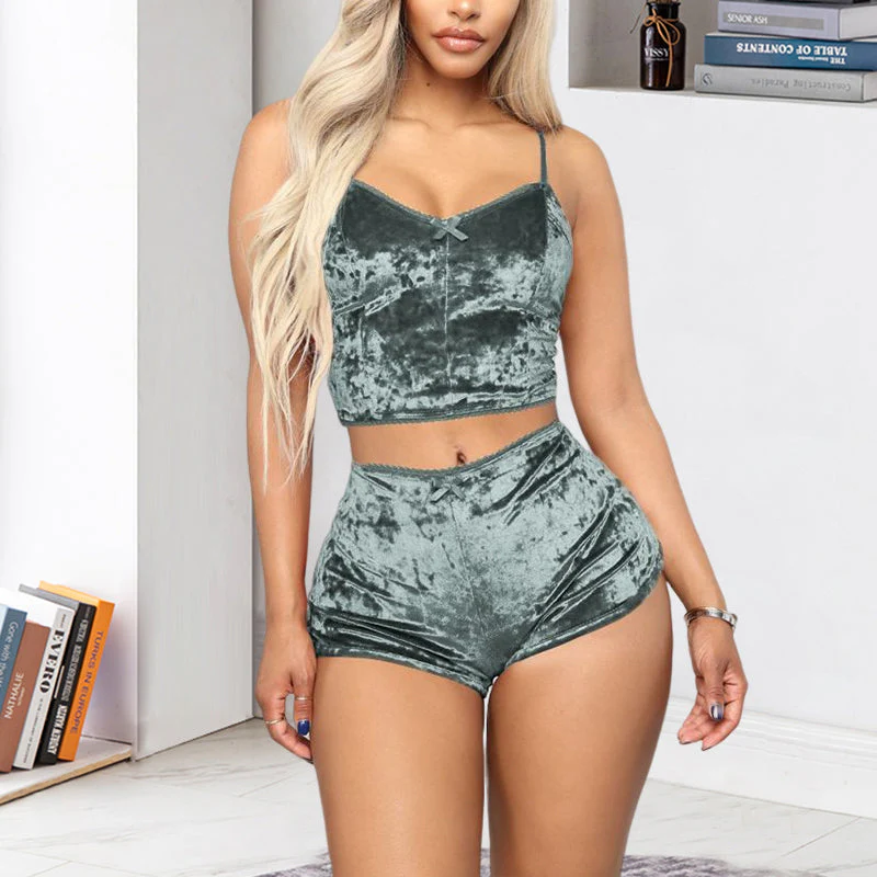 Velvet Sexy Two-Piece Suit - Image 7