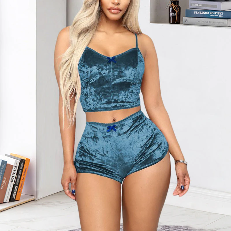Velvet Sexy Two-Piece Suit - Image 8