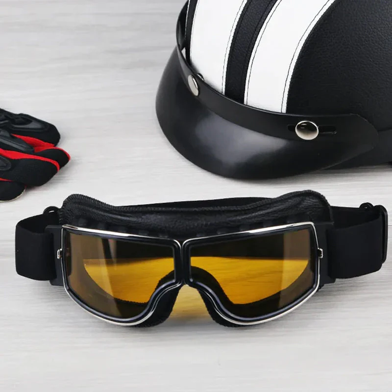 Vintage Motorcycle Goggles - Image 4