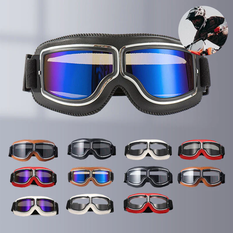 Vintage Motorcycle Goggles - Image 8