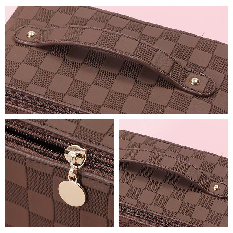 Vintage Pattern Handheld Makeup Bag - Image 3
