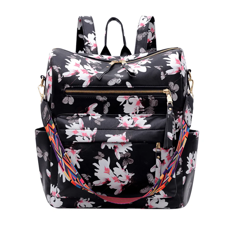 Vintage PU Leather Backpack - Image 16