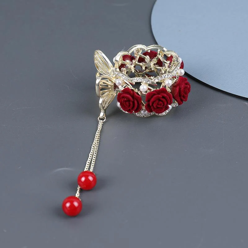 Vintage Rose Hairpin - Image 10