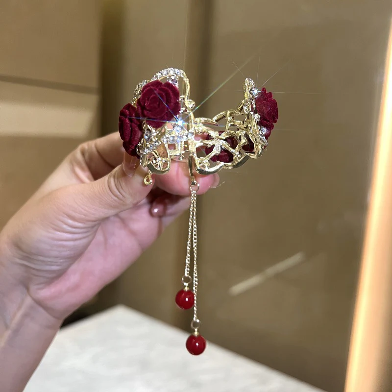 Vintage Rose Hairpin - Image 5