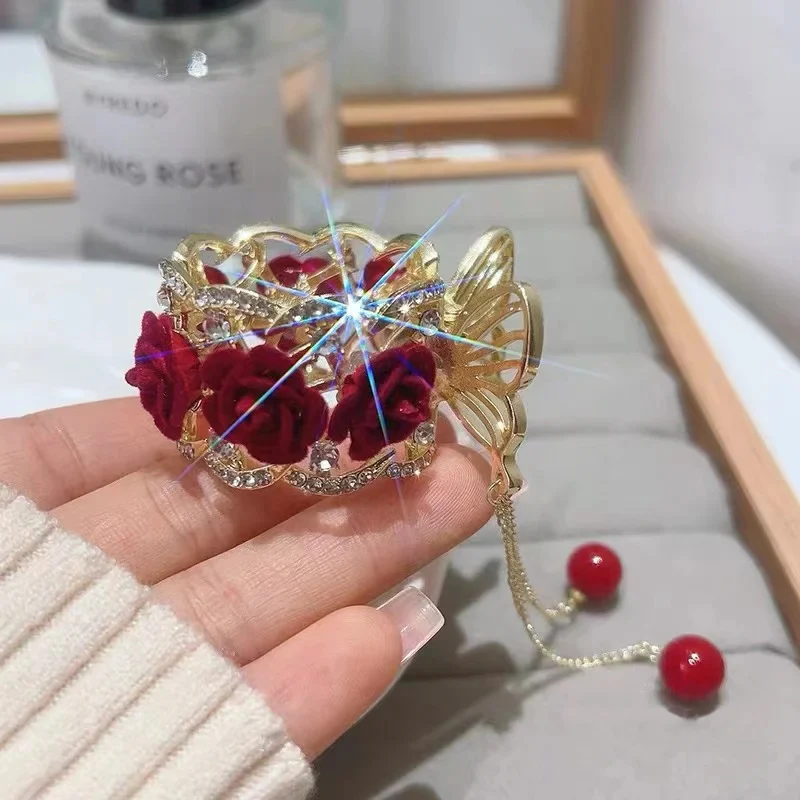 Vintage Rose Hairpin - Image 7