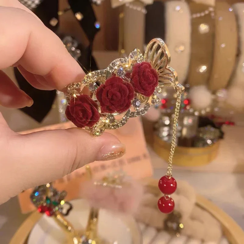 Vintage Rose Hairpin - Image 8
