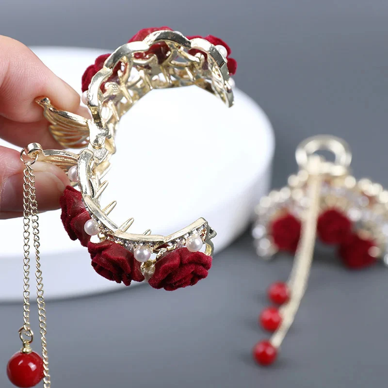 Vintage Rose Hairpin - Image 9