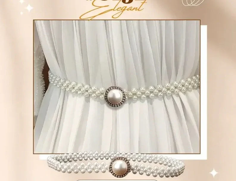 Waist Chain with Pearl Butterfly Belt Buckle - Image 11