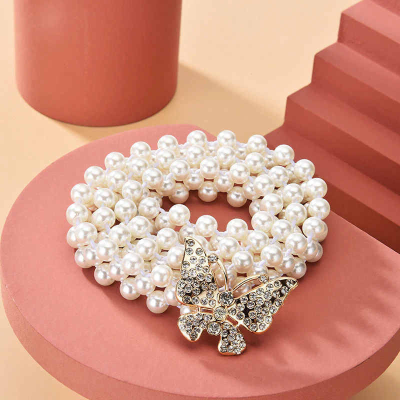 Waist Chain with Pearl Butterfly Belt Buckle - Image 13