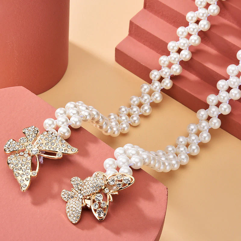 Waist Chain with Pearl Butterfly Belt Buckle - Image 6