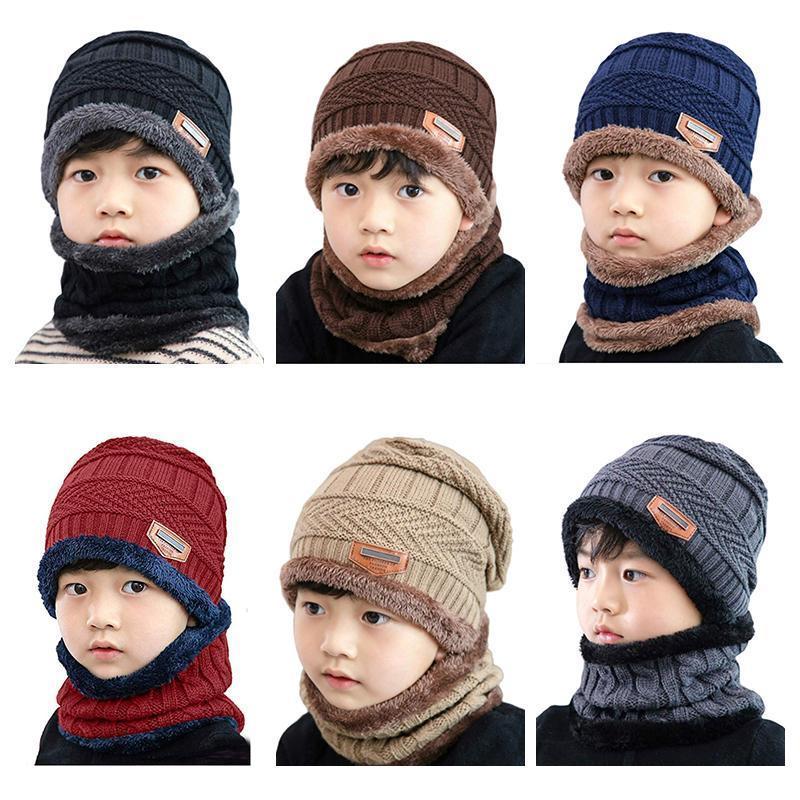 Warm Beanie Cap With Scarf - Image 10
