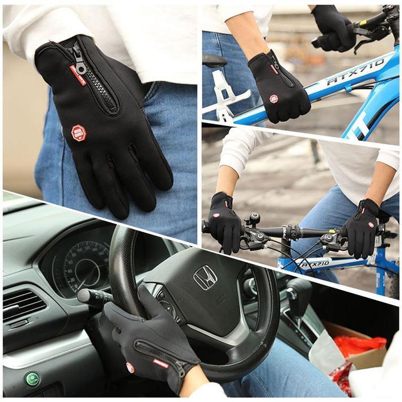 Warm Thermal Gloves Cycling Running Driving Gloves - Image 8