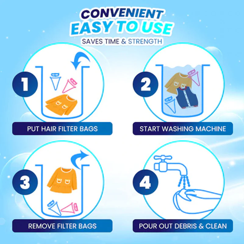 Washing Machine Hair Filter Mesh Bags - Image 4