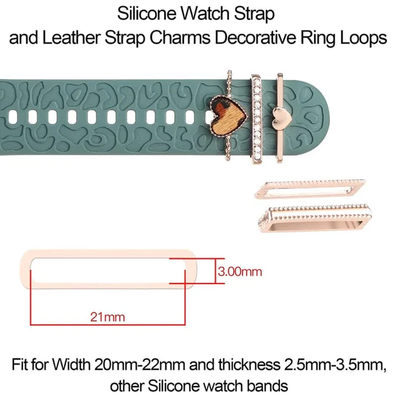 Watch Silicone Bands Decorative Rings - Image 2