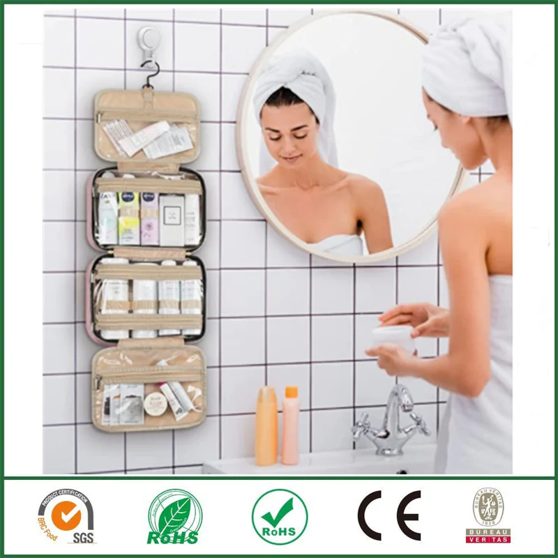 Water-resistant Toiletry Bag Travel Bag with Hanging Hook - Image 3