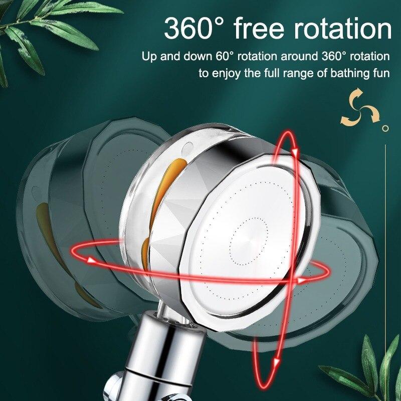Water Saving Flow 360° Rotating High-pressure Shower - Image 8