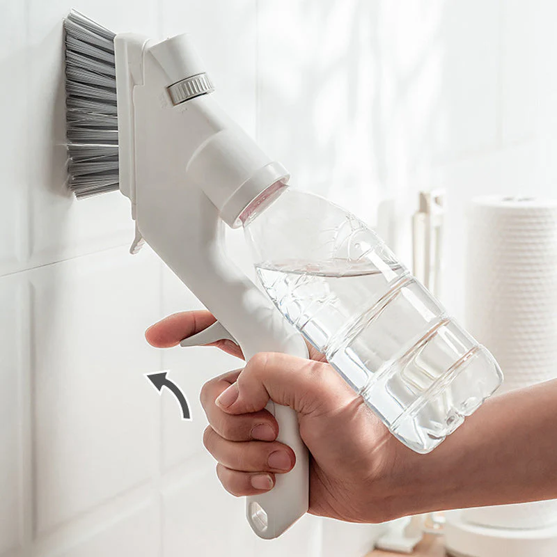 Water Spray Cleaning Brush Set (4 Pieces) - Image 2