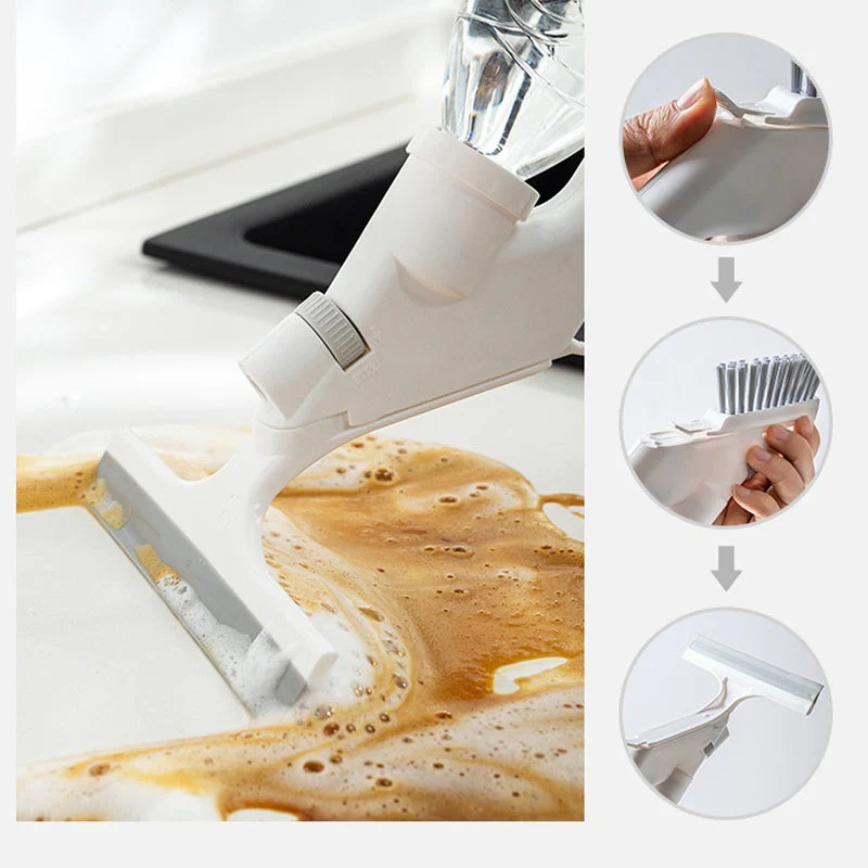 Water Spray Cleaning Brush Set (4 Pieces) - Image 4