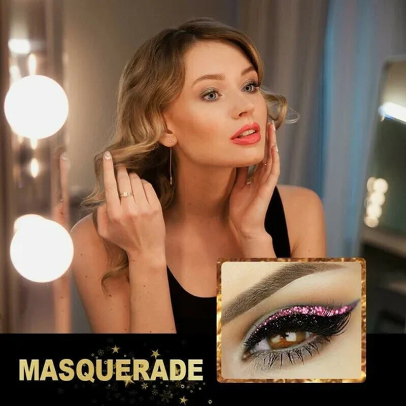 Waterproof and Reusable Eyeliner and Eyelash Sticker - Image 3