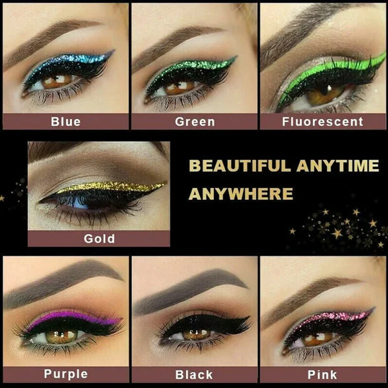 Waterproof and Reusable Eyeliner and Eyelash Sticker - Image 5