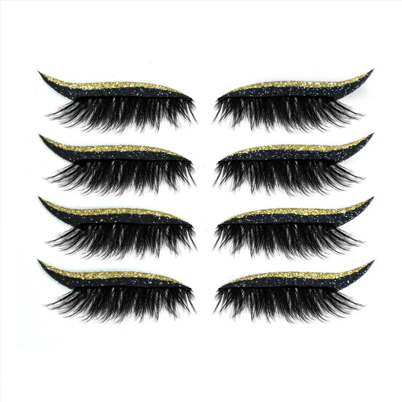 Waterproof and Reusable Eyeliner and Eyelash Sticker - Image 8