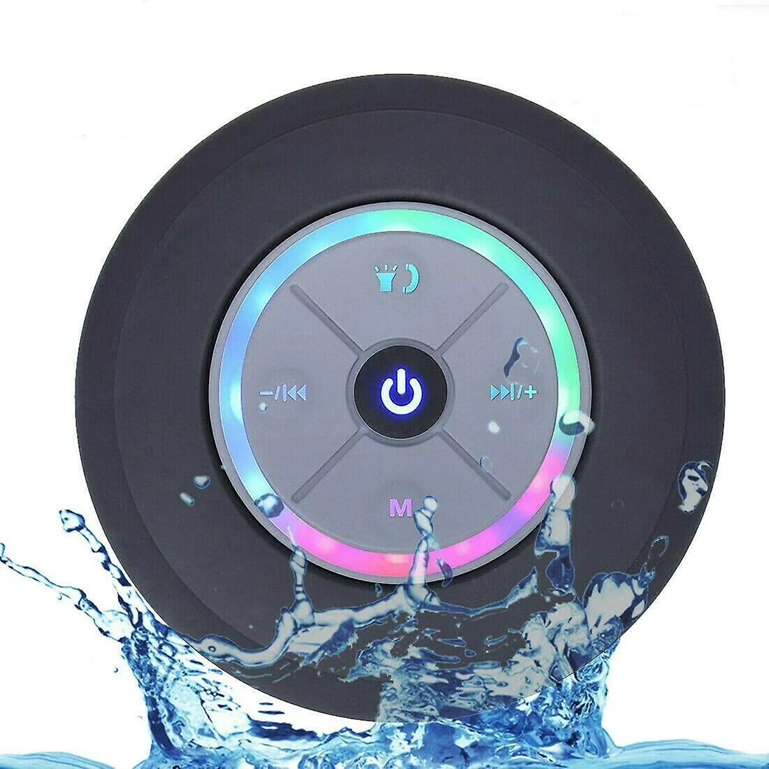 Waterproof Bluetooth Speaker with LED Lights - Image 2