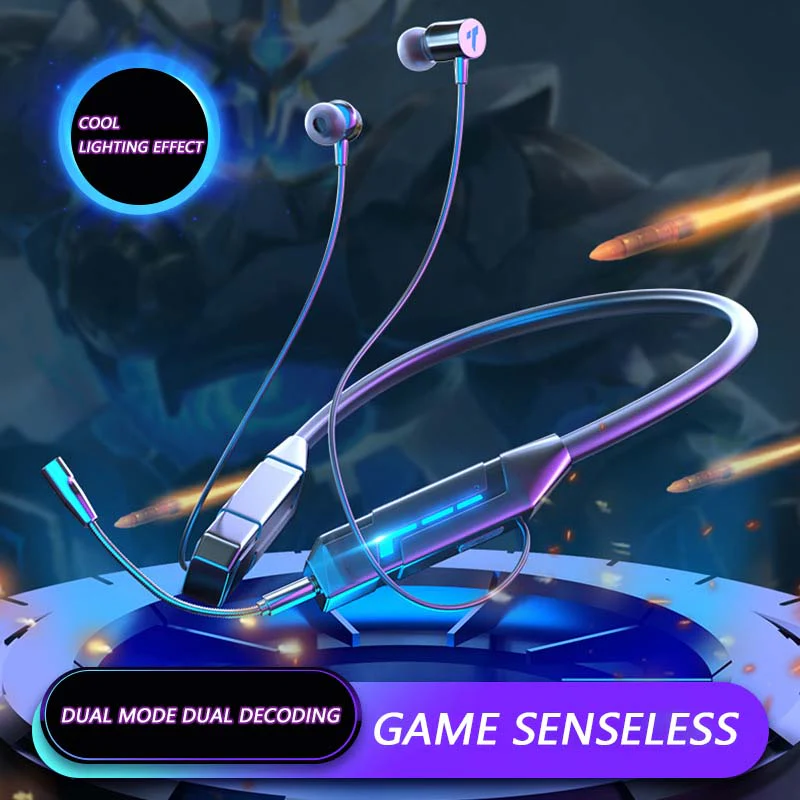Waterproof Hanging Neck Gaming Headphones - Image 3