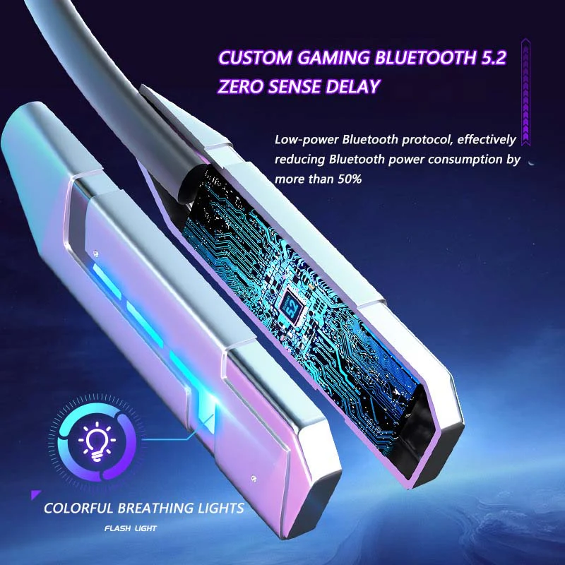 Waterproof Hanging Neck Gaming Headphones - Image 6
