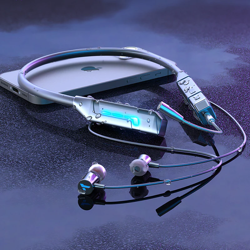 Waterproof Hanging Neck Gaming Headphones - Image 8